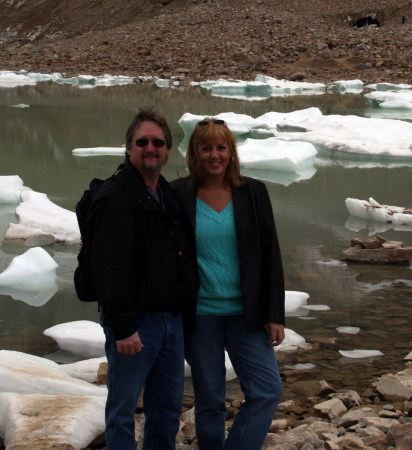 Bo & I at the ice glaciers