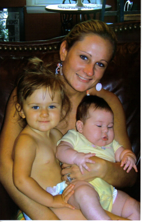 Aunt Kristin, cousin Tristin and Baby Bri