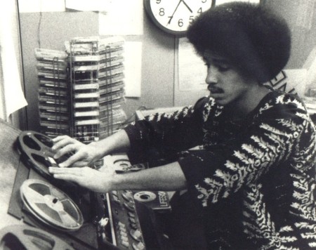 Gilbert at WCSU FM Wilberforce Ohio 1974