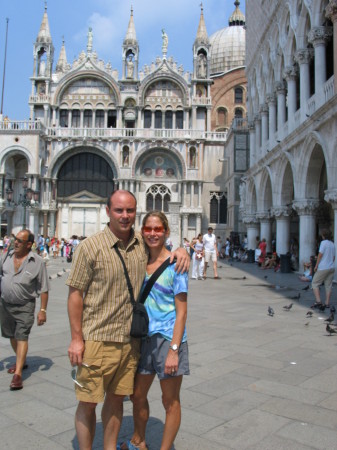 Standing in Venice Italy