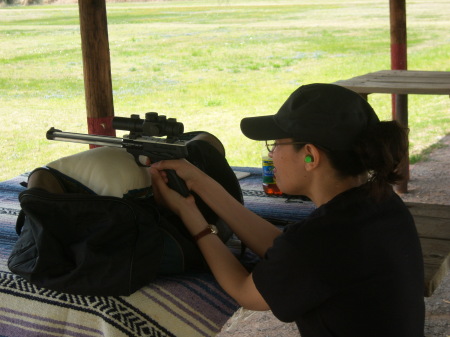 Laura at the Range
