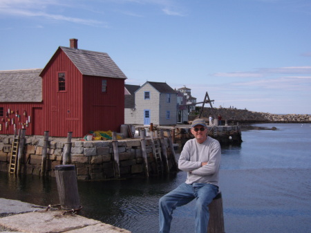 Tom at Rockport, MA in May 2009
