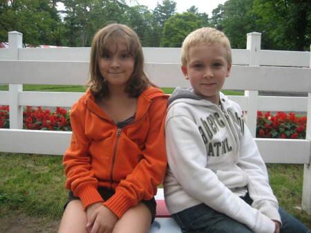 Rachel and Jack at the track....Saratoga, NY