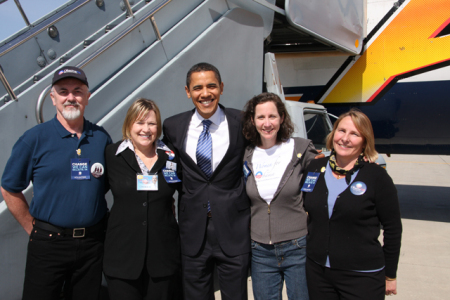 Barack Obama and the 'Auburn Four' - March '08