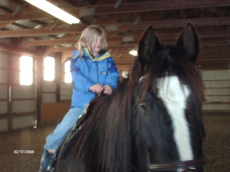 Maren with Oreo