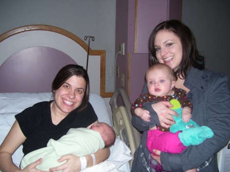 Kristin and Audrey with Alicia and Isabel