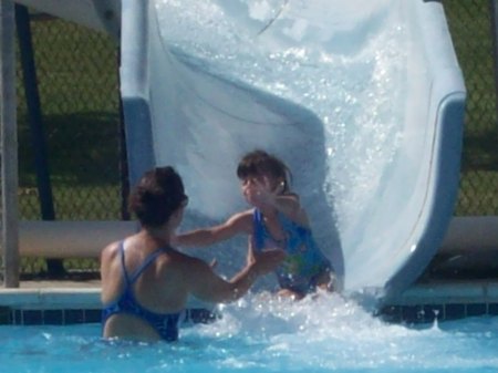 Fun at the pool. Summer 2008.