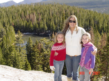 My Three Girls in Rocky Mtn. National Park