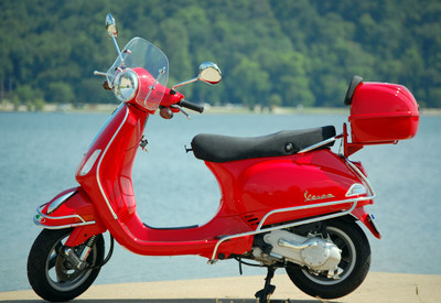 My little red Vespa