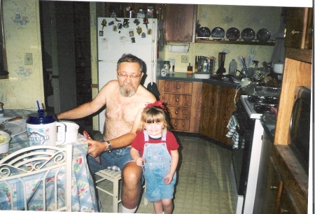 My Dad and Caitlin, Miss you Dad!