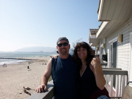 Greg and I at Ventura Beach