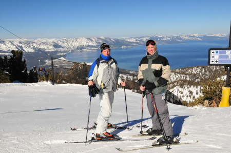 Skiing, Heavenly, Lake Tahoe, Feb. 2008