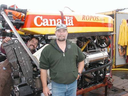 Jeff w/ ROPOS ROV off the WA coast