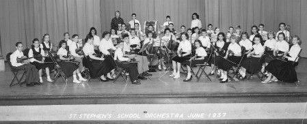 St Stephens Grade School Orchestra 1957