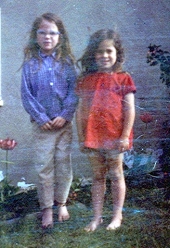 My sister Betty and I..........