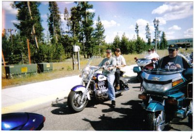 Sue and I in west Yellowstone