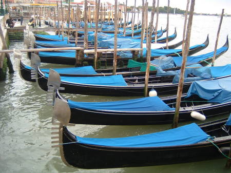 Gondolas - Venice, Italy