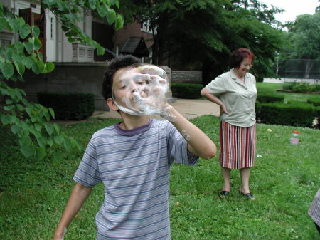 Bubble Day at Woodward School