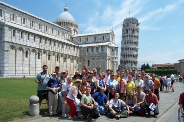 The Bering Chancel on holiday in Pisa