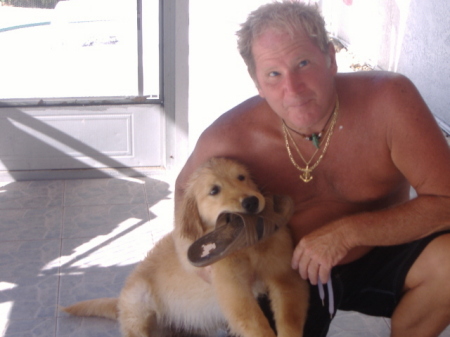 Terry and our 2nd Golden "Hunnybear" June 2008