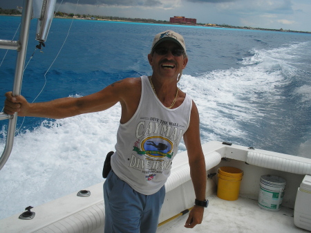 Fishing off the coast of Couzmel