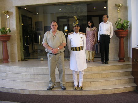 Guard at Hotel