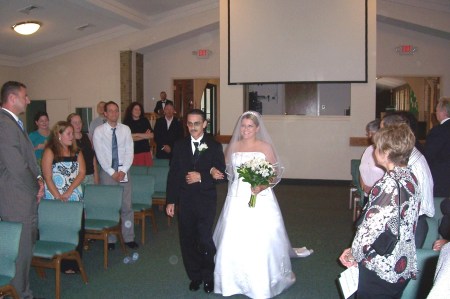 Walking my daughter down the aisle