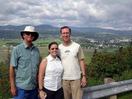 Derek's dad, me and Derek