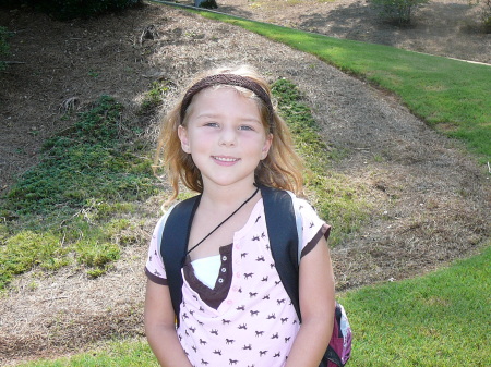 My daughter's 1st Day of Kindergarten!