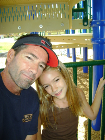 At the park with Caitlin