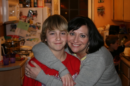 My son Michael and I