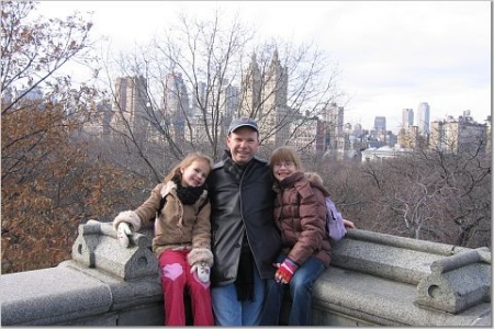 My hubby and our girls in NYC