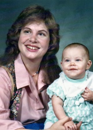 Myself with daughter Liz in '78