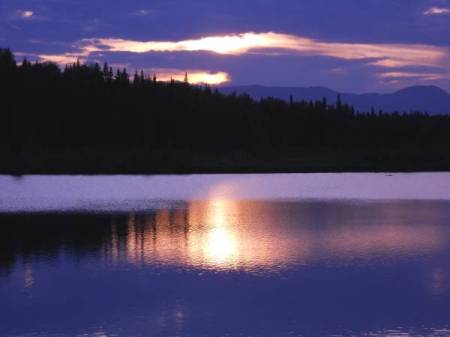 Night time in Alaska!