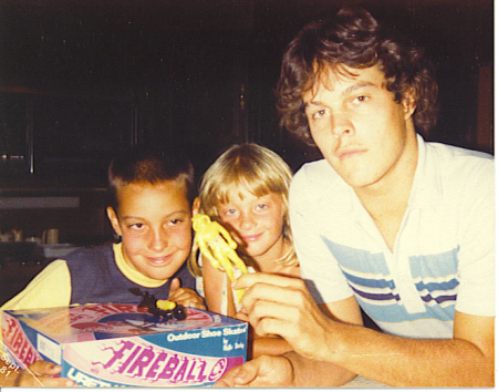 Tony,April and I on tonys Bday 1978