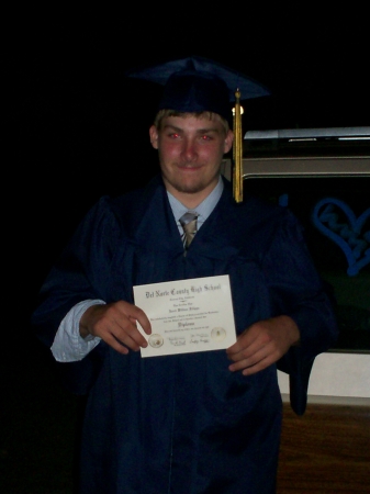 Jared after HS graduation--June 2008