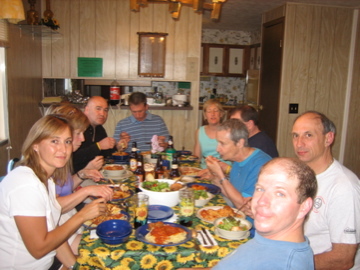Moab Mt Bike Tour Group Dinner