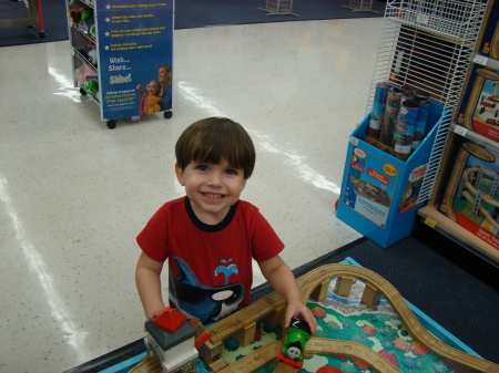 Ben at Toy R Us