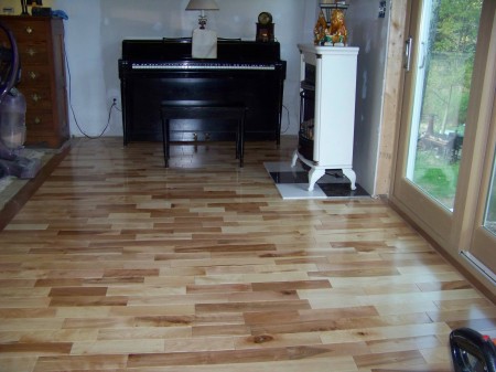 Just finished installing a Birch floor