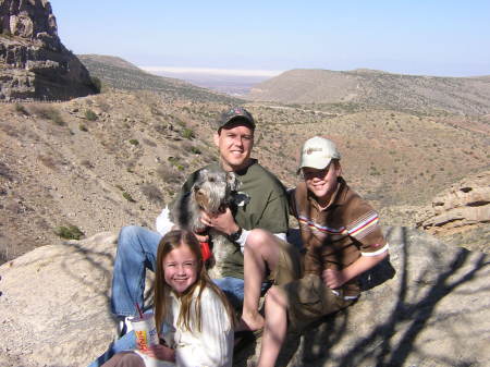 My family at White Sands, NM