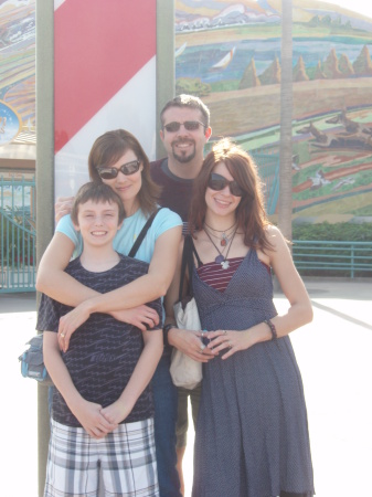 Family vacation at Disneyland