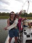 Annie Machado Chevez and Me w/ my fish!!!