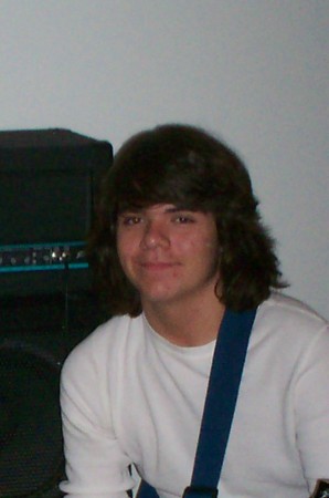 Dakota in his band room