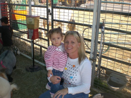 Baeli Ann and I at the pumpkin patch