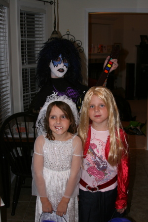 My kids (Tim, Rachel & Katie) - Halloween 2008