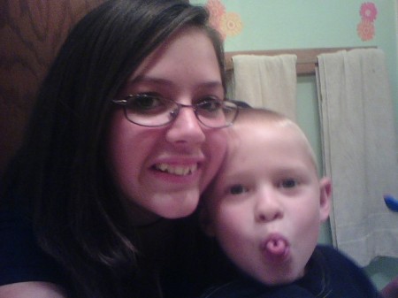 Kimber and Benjamin being goofy :D