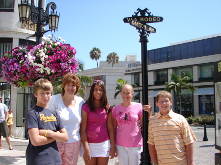 My students and me in California!