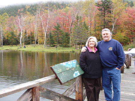 La Donna and me, New Hampshire, fall 2007