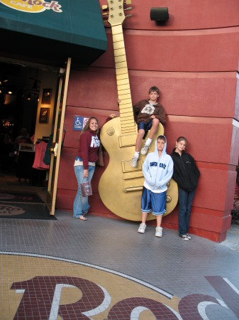 Grandkids at S.F. Hard Rock