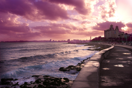 The Malecon at sunrise